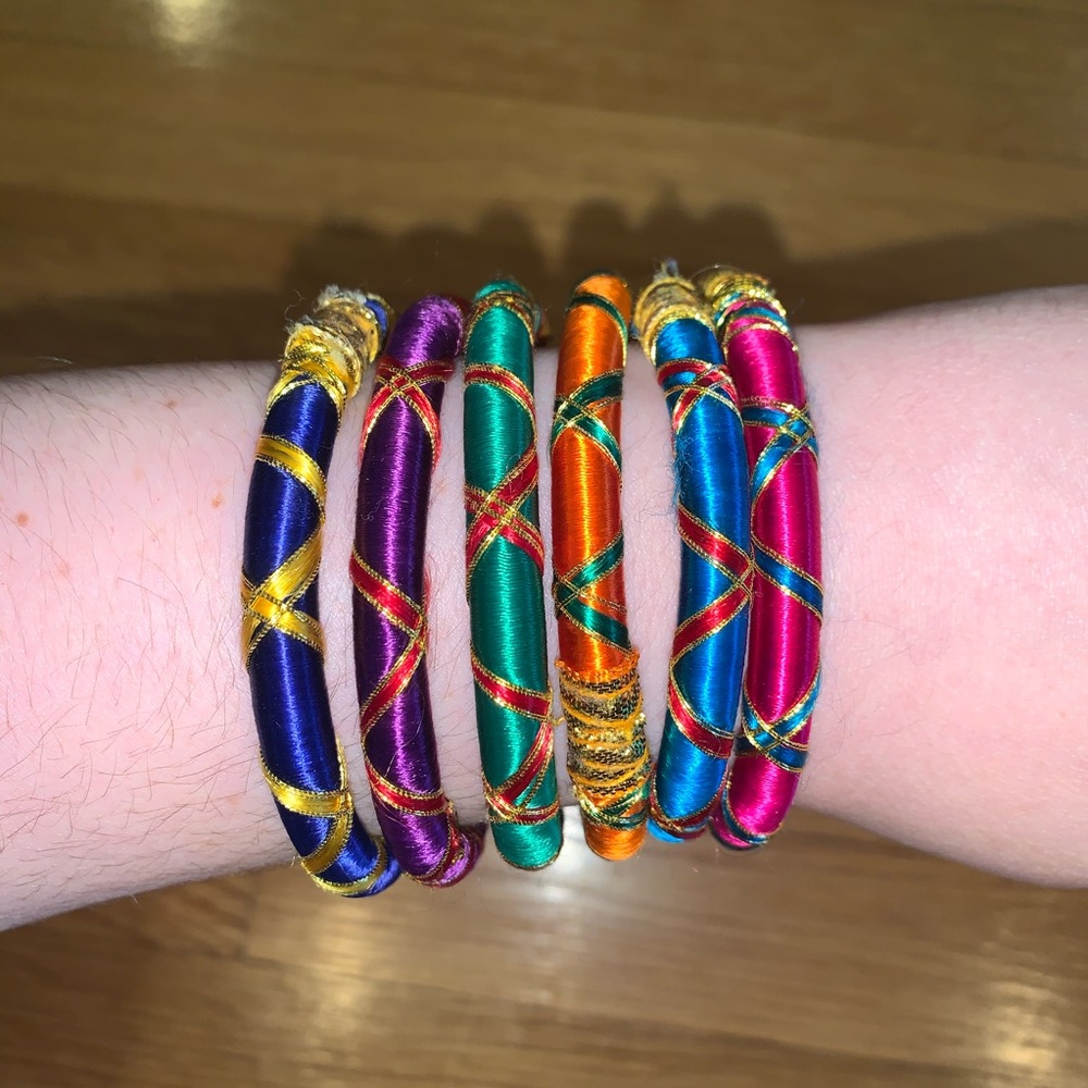 Colorful soft bangles